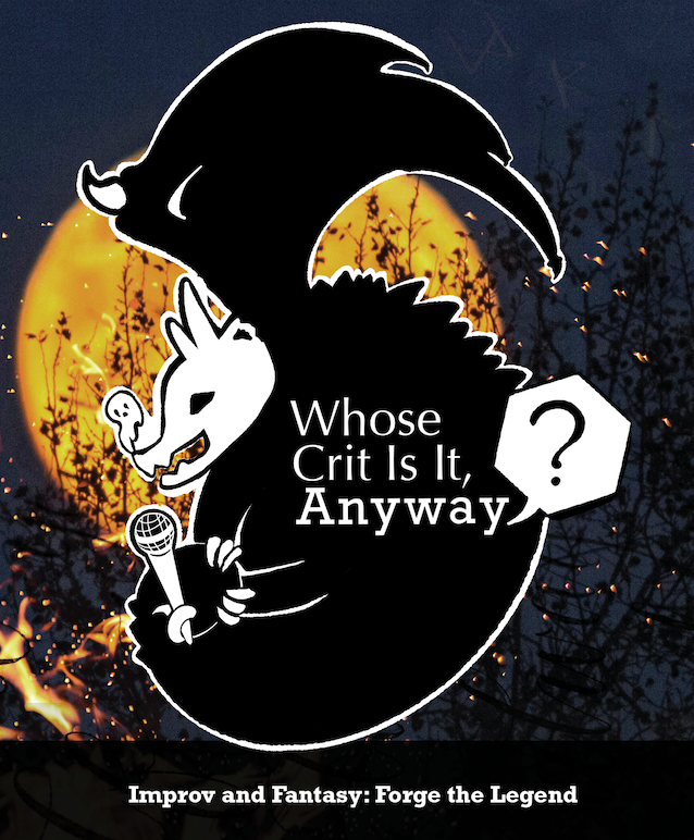 Whose Crit's spooky Halloween logo